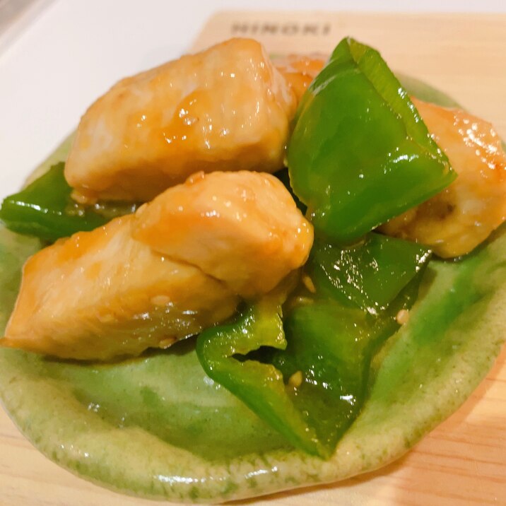 ズボら!照り焼き鶏肉ピーマン♪